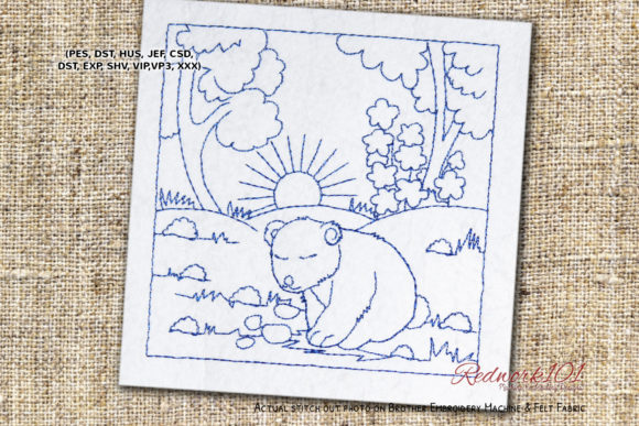 Panda Eating Fruit: A Craft Fair Embroidery Review