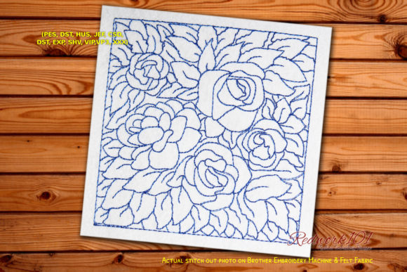 Seamless Rose Flower Pattern Redwork: A Designer's Review
