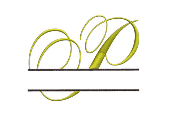 Split Monogram Font Letter P: A Designer's Review