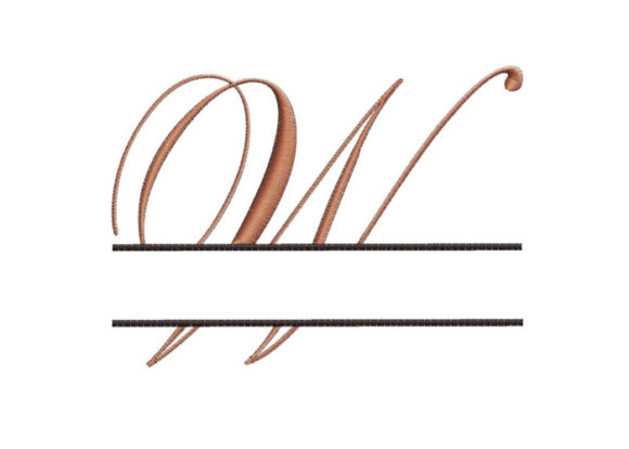 Split Monogram Font Letter W: A Design Review for Business
