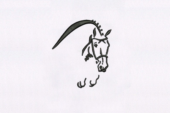 Sweet Horse Embroidery Design