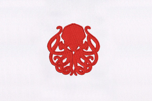 Unique Octopus Embroidery Design